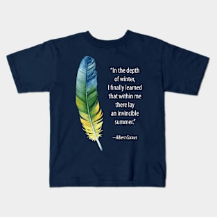 Invincible Summer Quote Kids T-Shirt